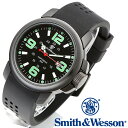 [正規品] スミス＆ウェッソン Smith & Wesson ミリタリー腕時計 AMPHIBIAN COMMANDO BLACK SWW-1100 [あす楽]