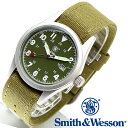 正規品 スミス＆ウェッソン Smith Wesson ミリタリー腕時計 MILITARY WATCH OLIVE DRAB SWW-1464-OD あす楽