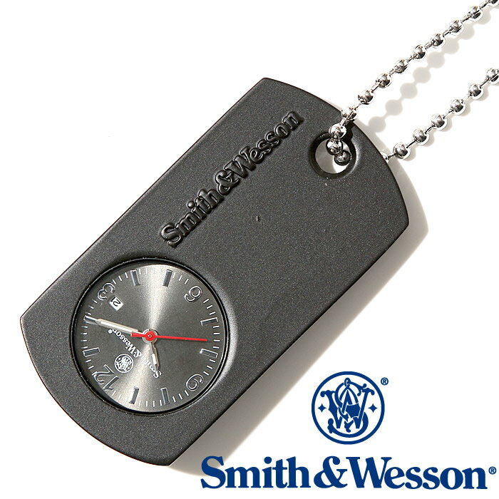 [正規品] スミス＆ウェッソン Smith & Wesson ミリタリー 時計 DOG TAG WATCH BLACK SWW-1564-BK [あす楽]