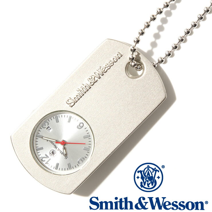 [正規品] スミス＆ウェッソン Smith & Wesson ミリタリー 時計 DOG TAG WATCH BLACK SWW-1564-SLV [あす楽]