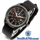 正規品 スミス＆ウェッソン Smith Wesson ミリタリー腕時計 CADET WATCH BLACK/ORANGE SWW-369-OR あす楽