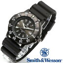 [正規品] スミス＆ウェッソン Smith & Wesson スイス トリチウム ミリタリー腕時計 SWISS TRITIUM SPORT WATCH BLACK SWW-450-BLK [あす楽]