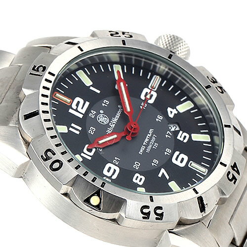  スミス＆ウェッソン Smith & Wesson スイス トリチウム ミリタリー腕時計 EMISSARY WATCH SILVER SWISS TRITIUM SWW-88-S 