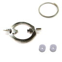 2点遠心キット 22565樹脂POM中白ブロック2個,22567,20410 雷魚 カゴ アブ 6500 5500 4600