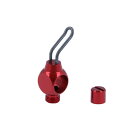 アベイル アブ 2500用 ウルトラライトレベルワインダー 単品 レッド赤 0本ライン lvw_set_25c_lred