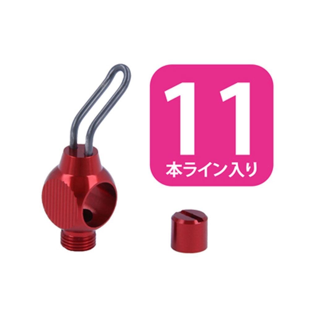 樂天商城 - アベイル アブ 2500用 ウルトラライトレベルワインダー 単品 レッド赤 11本ライン lvw_set_1125c_lred