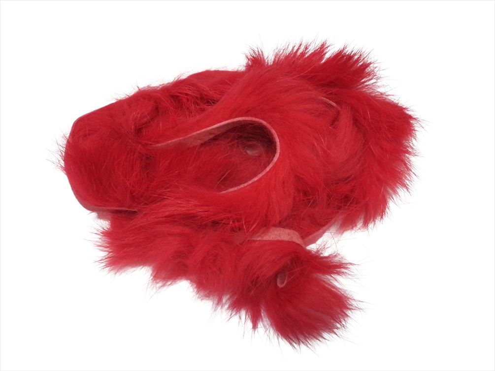 ゾンカー （約3〜5mm） 青 雷魚 フライ フロッグ チューニング ラビットゾンカー ファー...