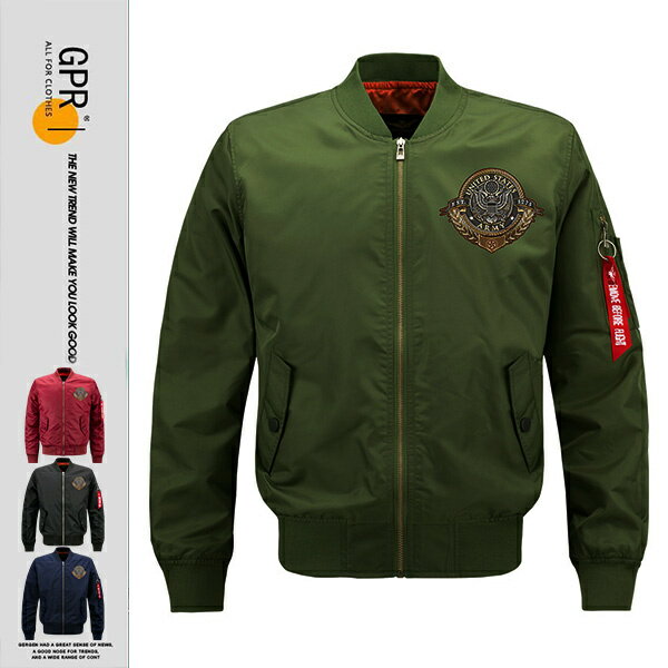 Rakuten - ジャケット メンズ ブランド ma1 ma-1 ミリタリージャケット フライトジャケット アウター ブルゾン 大きいサイズ 春服 春物 30代 40代 50代 60代 ミリタリージャケット ma-1 ジャケット スイングトップ 立襟