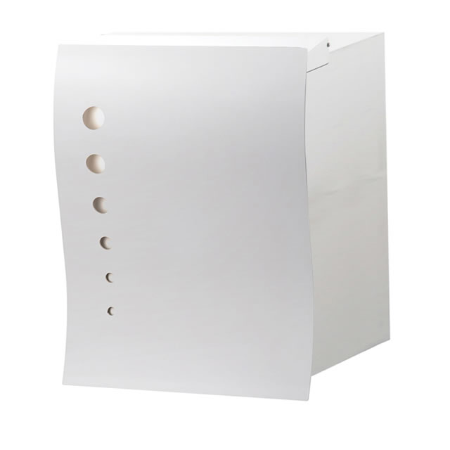 Rakuten - オンリーワン 郵便ポスト ナミプラスアール 埋め込み KS1-B140B ホワイト(ドット)