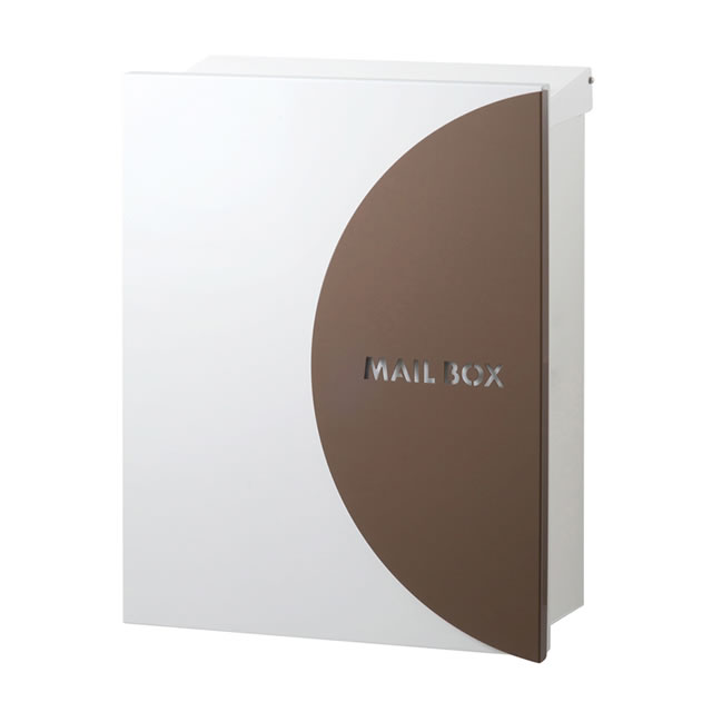 Rakuten - オンリーワン 郵便ポスト Sorbet+ ソルベプラス 壁掛け 左勝手 KS1-B158H ココア
