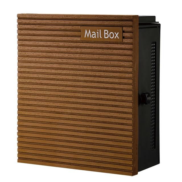 Rakuten - オンリーワン 郵便ポスト クーリエ コンベックスウッド MY1-1838N ライト色 右扉仕様