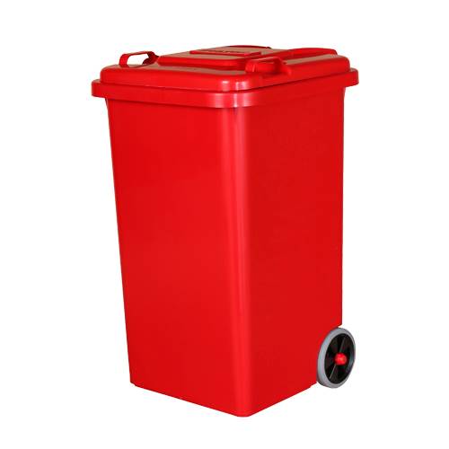 ダルトン DULTON プラスチック トラッシュカン 65リットル PLASTIC TRASH CAN 65L RED 100-198RD