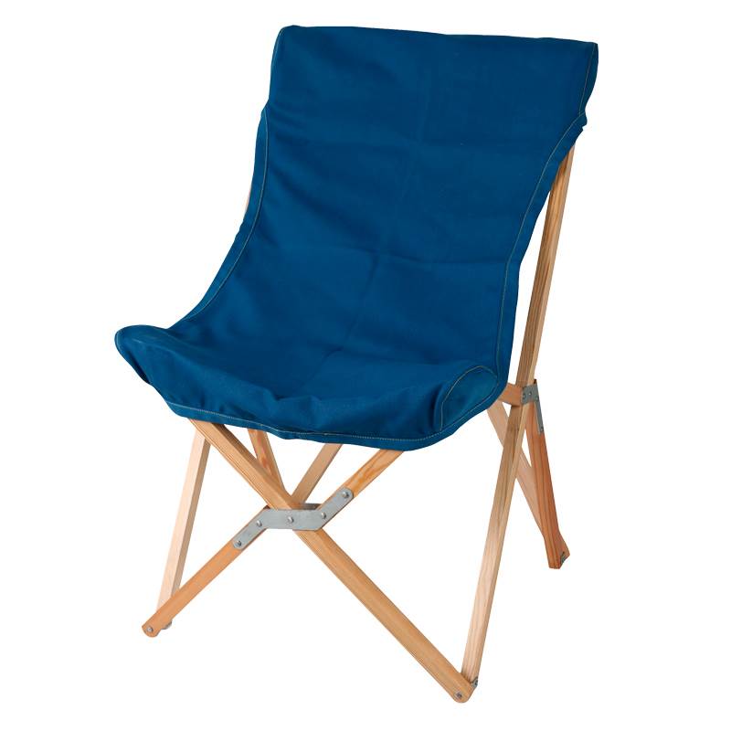 ダルトン DULTON ウッデンビーチチェアー WOODEN BEACH CHAIR NAVY 100-248NB