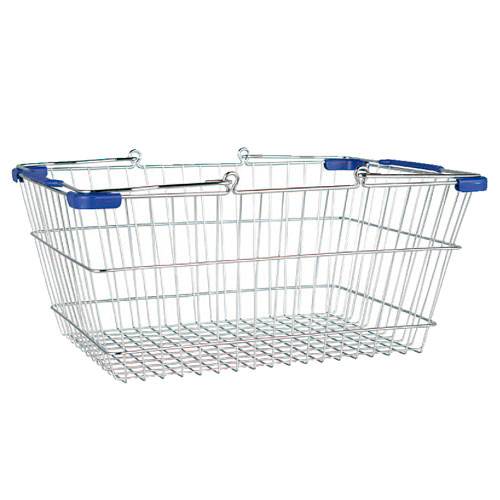 楽天entotsuダルトン DULTON マーケットバスケット MARKET BASKET-L （CHROME/BLUE） CH99-W04CR/BL