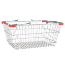 _g DULTON }[PbgoXPbg MARKET BASKET-S (CHROME/RED) CH99-W04S/C/R