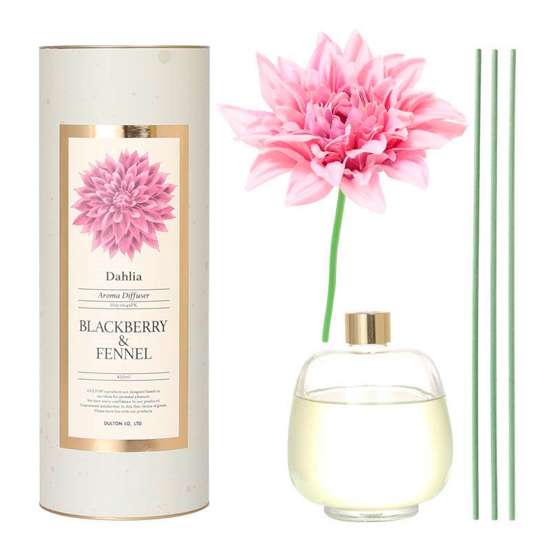 ダルトン DULTON アロマ ディフューザー ダーリア 450 AROMA DIFFUSER DAHLIA 450 PINK/BLACKBERRY＆FENNEL H19-0049PK