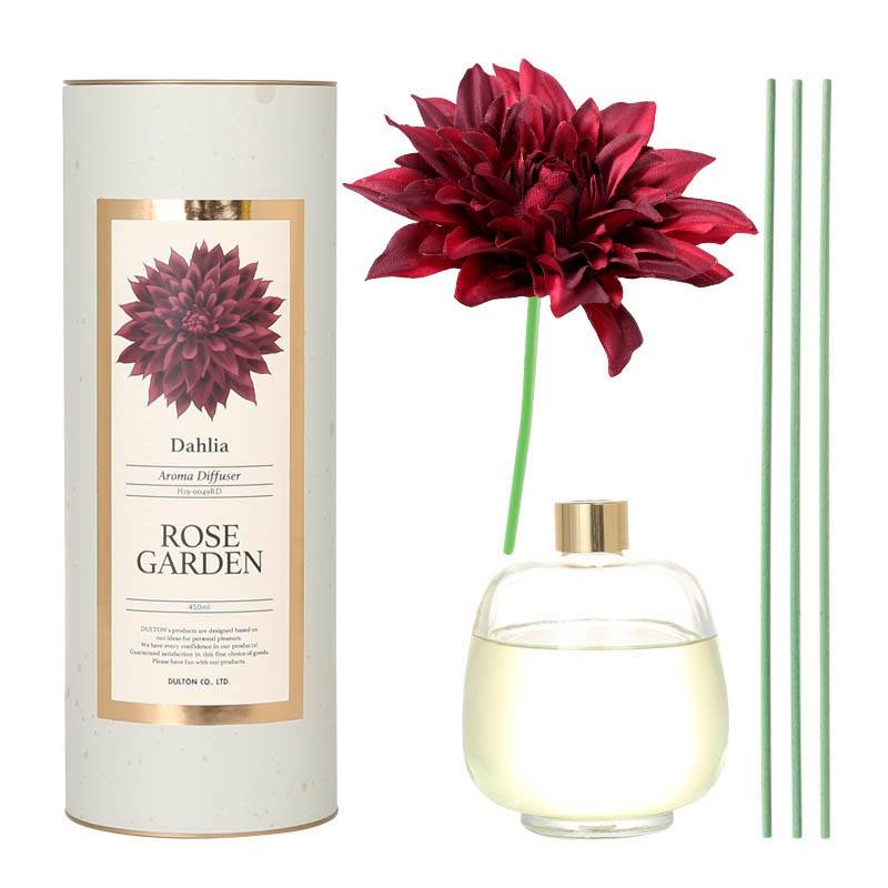 ダルトン DULTON アロマ ディフューザー ダーリア 450 AROMA DIFFUSER DAHLIA 450 RED/ROSE GARDEN H19-0049RD ●画像