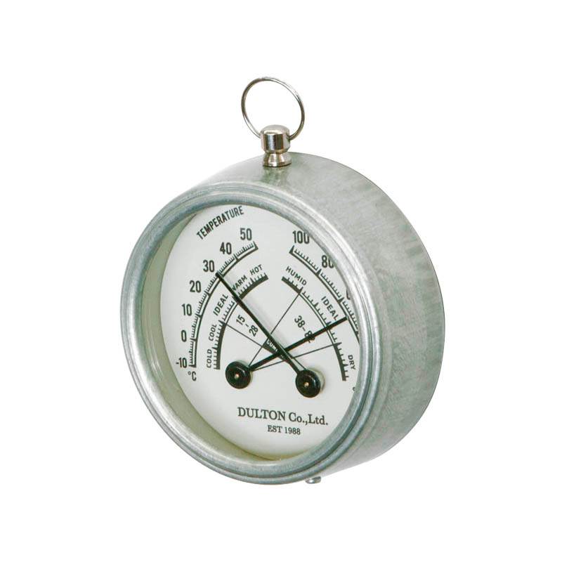 ダルトン DULTON サーモハイグロメーター ラウンド THERMO-HYGROMETER ROUND K925-1283RD