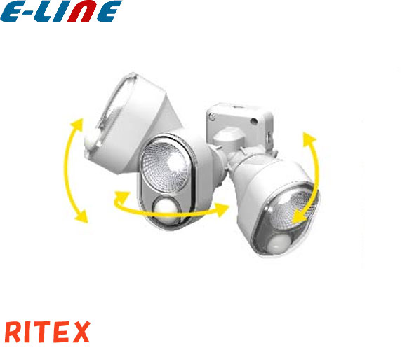 (1台購入限定価格)ムサシ RITEX ライテックス LED-AC103 LEDセンサーライト 4Wx1灯 ハロゲン60W相当 探知センサー自動点灯/消灯「送料区分A」