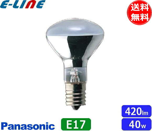 [20個セット]Panasonic 電圧100V用　ミニレフ電球 40形 LR100V40W・S E17口金 定格寿命1500時間 「送料無料」