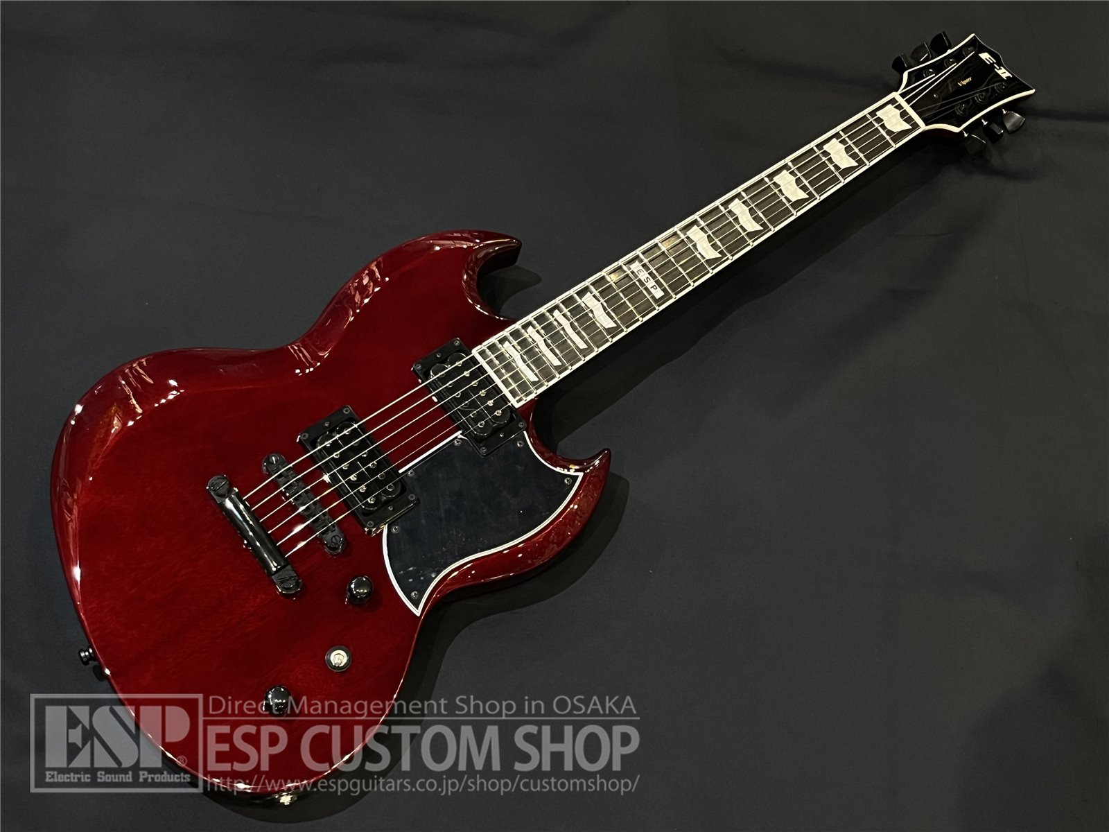 ESPľŹۡ¨ǼǽE-II VIPER FL /See Thru Black Cherry[ESP CUSTOMSHOP()ȯ]