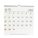 カレンダー 4月始まり 壁掛け LP 2024年 シンプル 公式通販サイト