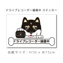 ドラレコステッカー 柴犬 (黒) しば シバ 犬ステッカー 車ステッカー ドライブレコーダー録画中 窓 ペット dog ドッグ イヌ いぬペット ペット【名入れ...