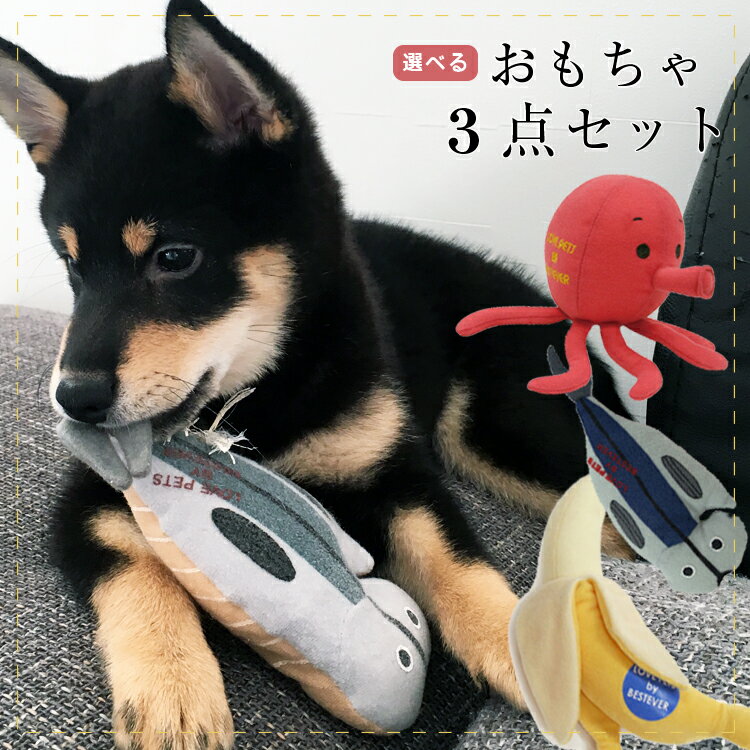 送料無料 3点セット 犬のおもちゃ 選べるおもちゃ ペット用 犬 猫 BESTEVERJAPAN ギフト プレゼント