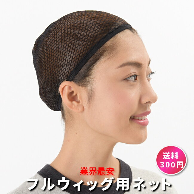 ウィッグネット フルウィッグ 専用ネット フリーサイズ ウィッグ専用ネット W-CAP