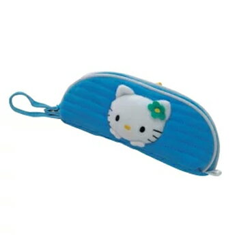 ☆Hello Kitty☆(プレゼント用ラッピング無料♪【サンリオ/ハローキティ】ぬいぐるみのふわふわケースsr-2200po_12(ブルー)【プレゼントに最適♪】【キティー メガネケース】【かわいい メガネケース】 キティーメガネケース