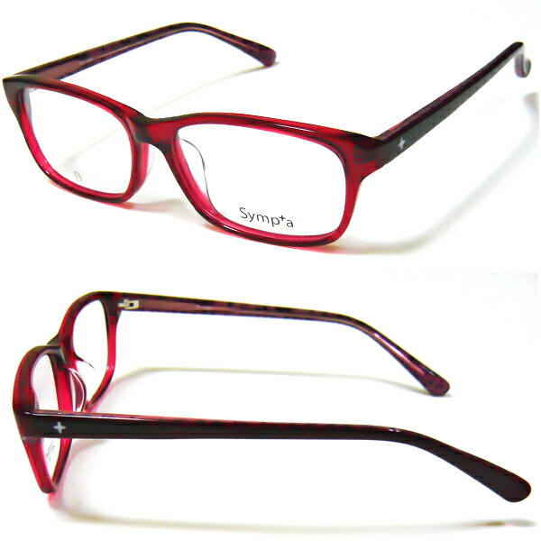 メガネ 眼鏡 シンプルなのに個性的！セルフレーム☆標準薄型1.55球面度付きレンズセットSY-1009-c4 メガネフレーム レンズセット