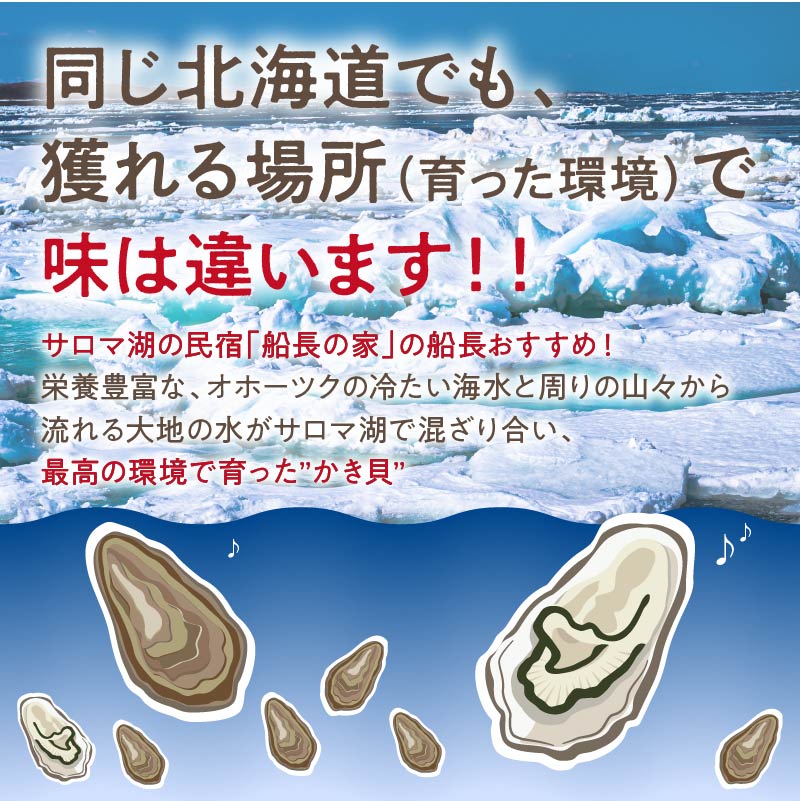 【ふるさと納税】【予約：2024年10月下旬から順次発送】海のミルク サロマ湖産 カキ むき身 1kg ( 牡蠣 かき 1キロ 魚介 海鮮 貝 ふるさと納税 )