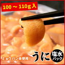 【ふるさと納税】エゾバフンウニ(黄色)塩水パック100〜11