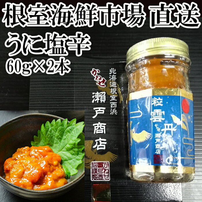 【ふるさと納税】うに塩辛60g×2本 B-14041