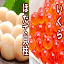 いくら醤油漬け100g×2P、ほたて貝柱500g×2P C-36041