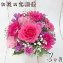 季節ごとに多数の花を揃えている花巻市の「エンドウ花店」。 昭和初期の創業の老舗花屋が季節のフラワーアレンジメントを3ヶ月連続でお届けします。 大事な方へのプレゼントにはもちろん、ご自分へのご褒美にもぜひご利用ください。 ※品種・色の指定はできません。季節に合わせたお花をお届けします。 ※画像はイメージです。 ※商品受け取り後、すぐに状態をご確認ください。万が一傷みがあった場合は、写真添付の上メールにてご連絡ください。 【付加価値の詳細】 区域内において、区域内外で生産された花を使用してフラワーアレンジメントを作製しており、複数種類の花のアレンジメントを行うことで相応の付加価値が生じているものです。 名称 フラワーアレンジメント1個×3ヶ月 配送方法 冷蔵 容量 サイズ：約20×20×20cm(お花により異なります) 箱サイズ34×25×25cm 提供元 エンドウ花店 岩手県花巻市材木町11-20 通年 発送可能な時期 入金確認後、翌月より発送開始 ・ふるさと納税よくある質問はこちら ・寄附申込みのキャンセル、返礼品の変更・返品はできません。あらかじめご了承ください。 [ふるさと納税 フラワーアレンジメント][ふるさと納税 花][ふるさと納税 フラワー][ふるさと納税 定期便]プロが選んだ季節のお花 いわて花巻よりお届けします！ お花の定期便 フラワーアレンジメント3ヶ月連続届く 入金確認後、注文内容確認画面の【注文者情報】に記載の住所に30日以内に発送いたします。 返礼品とは別に住民票住所へお送りしておりますので、ご了承ください。