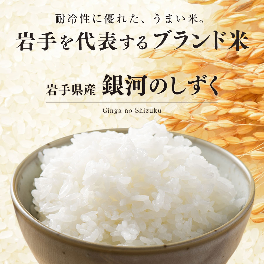 【ふるさと納税】純情米いわて　銀河のしずくパックご飯　200g×12p　岩手のオリジナル米！