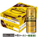 【ふるさと納税】地元名取生産 麦とホップ 500ml 24本 6箱お届け(同時お届け)