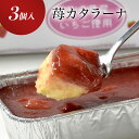 【ふるさと納税】宮城県産苺を使った甘仙堂のカタラーナ300g×3本入