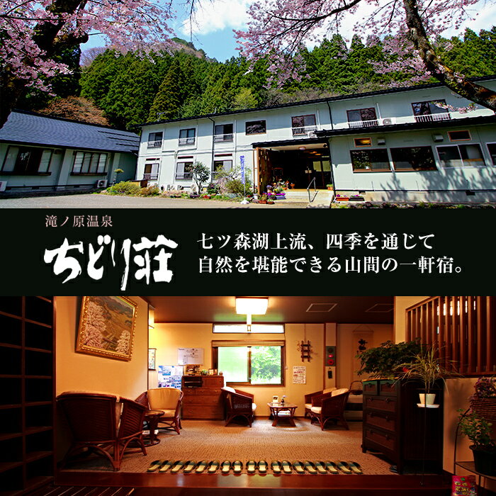 【ふるさと納税】滝ノ原温泉 ちどり荘 日帰りプラン「なな味膳」ペアチケット 日帰り専用個室 昼食付き ランチ 食事付き 温泉 日帰り温泉 日帰り入浴 旅館 旅行【有限会社滝ノ原】ta383