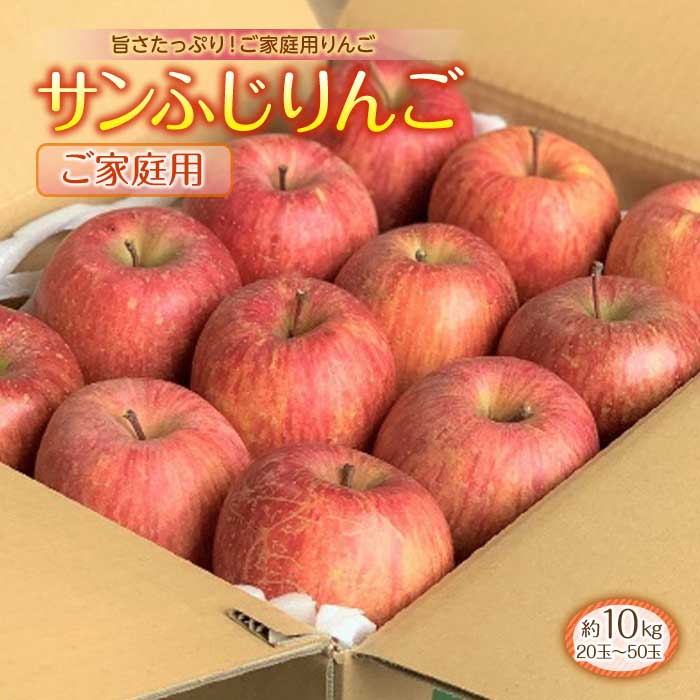 【ふるさと納税】旨さたっぷり！ ご家庭用りんご 10kg F2Y-1814
