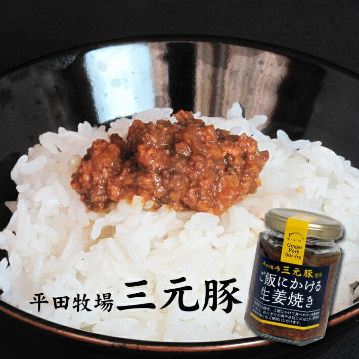 【ふるさと納税】平田牧場三元豚使用 ご飯にかける生姜焼き 130g×1個 ※着日指定不可