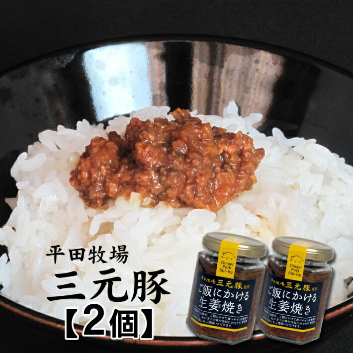 10位! 口コミ数「0件」評価「0」平田牧場三元豚使用 ご飯にかける生姜焼き 130g×2個 ※着日指定不可