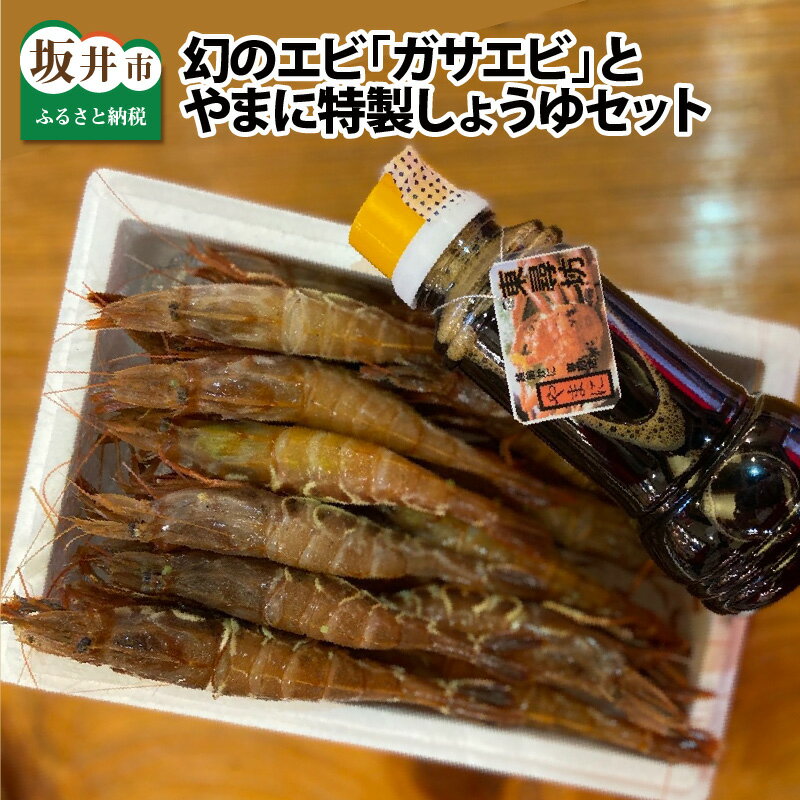 幻の逸品！とろける旨さのガサエビとやまに厳選！特製しょうゆセット