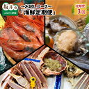 【ふるさと納税】定期便 海鮮 【年3回お届け】 東尋坊やまに...
