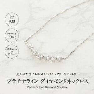 【ふるさと納税】 ネックレス 即納 ダイヤモンド プラチナ ペンダント 1カラット ジュエリー シンプル レディース アクセサリー 大人 かわいい 鑑別書付 保証書付 k053-006