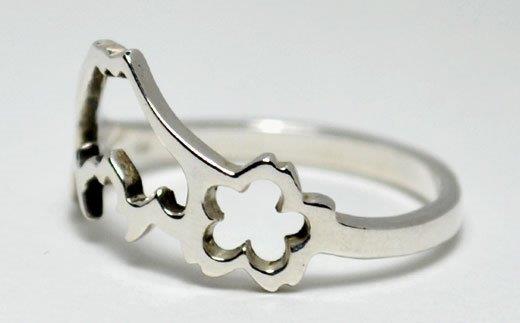 【ふるさと納税】 指輪 メンズ リング シルバー アクセサリー シルバーリング 富士山 富士桜 オリジナル ハンドメイド 7号〜22号 受注生産 プレゼント ギフト レディース
