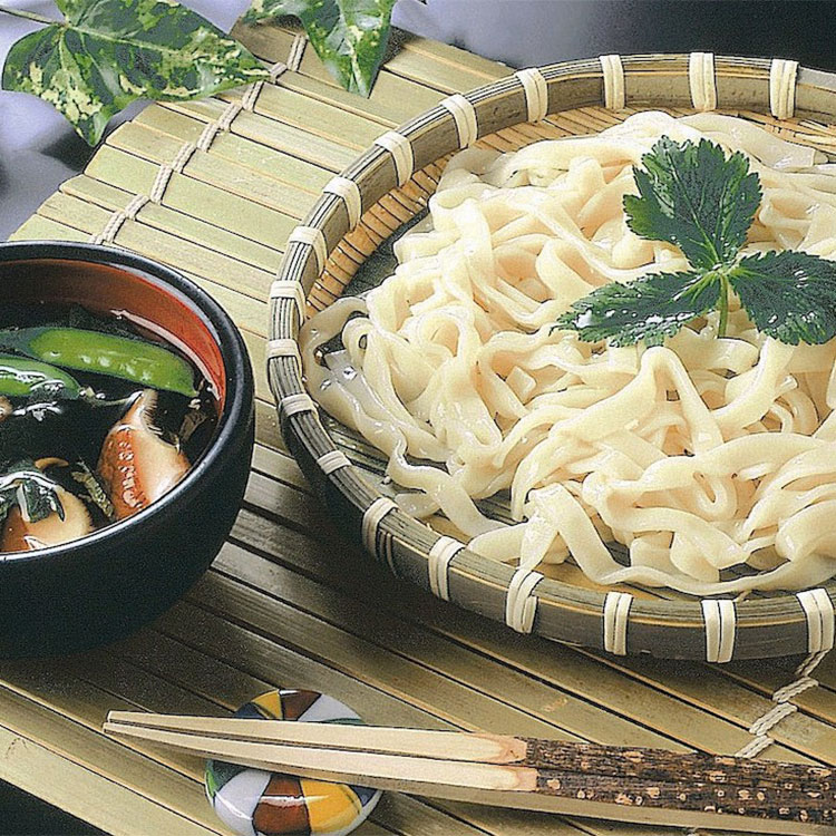 【ふるさと納税】甲州おざら（3人用平袋×2パック） 送料無料　うどん udon お土産 お試し お取り寄せ グルメ 保存食 非常食 訳あり コロナ 冷やしうどん 冷やし中華 冷やしそば 麺　ご当地