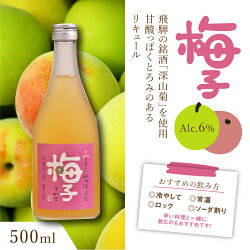 【ふるさと納税】 柚子酒 梅酒 ぶどう酒 果実酒 低アルコール ほろよい　リキュール500ml 3本セット　飲み比べ 日本酒 飛騨 舩坂酒造 ギフト プレゼントゆず兵衛 梅子 ぶど次郎 b593 16000円･･･ 画像1