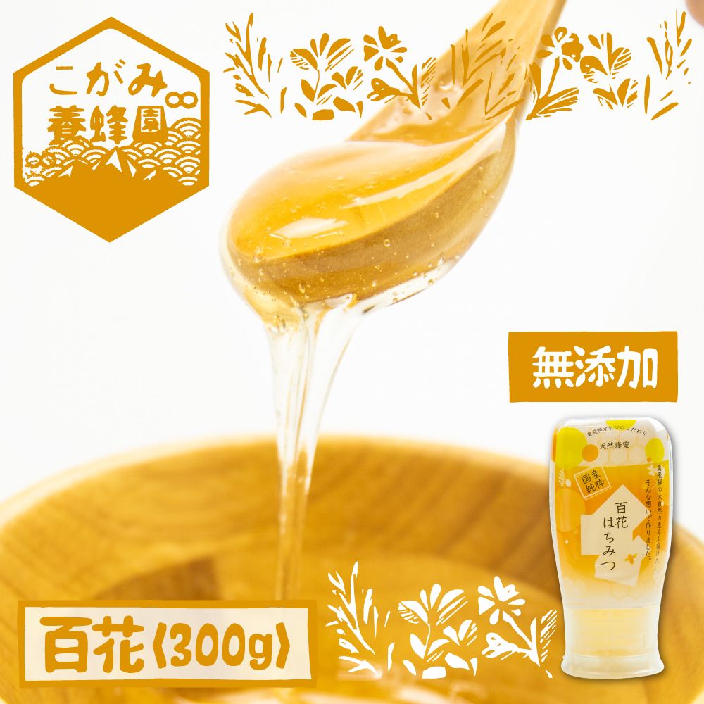 【ふるさと納税】飛騨産 生蜂蜜 百花蜜 300g 国産無添加 百花 はちみつ ギフト ハニー非加熱[Q1195]7000円 《hida0307》